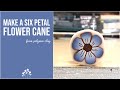 Make a Six Petal Flower Cane from Polymer Clay