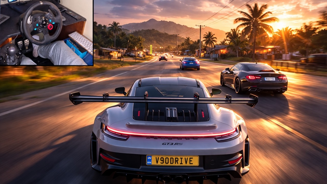 Porsche 911 GT3 RS VS Extream Track Toys - Forza Horizon 5 Logitech G923 Steering