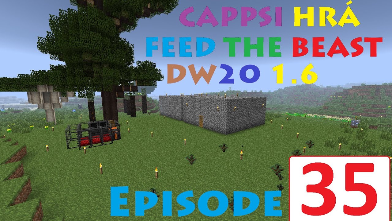 Cappsi hrá Feed the Beast 1.6 [SK] ep. 35 - Počiatky ME skladu (FullHĐ)