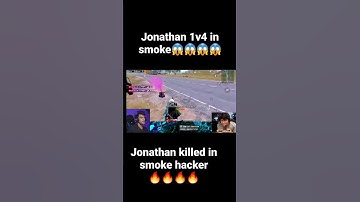 Jonathan 1v4 in smoke| Jonathan killed enemy in smoke #Jonathan #short #shorts #pubg #bgmi #godl