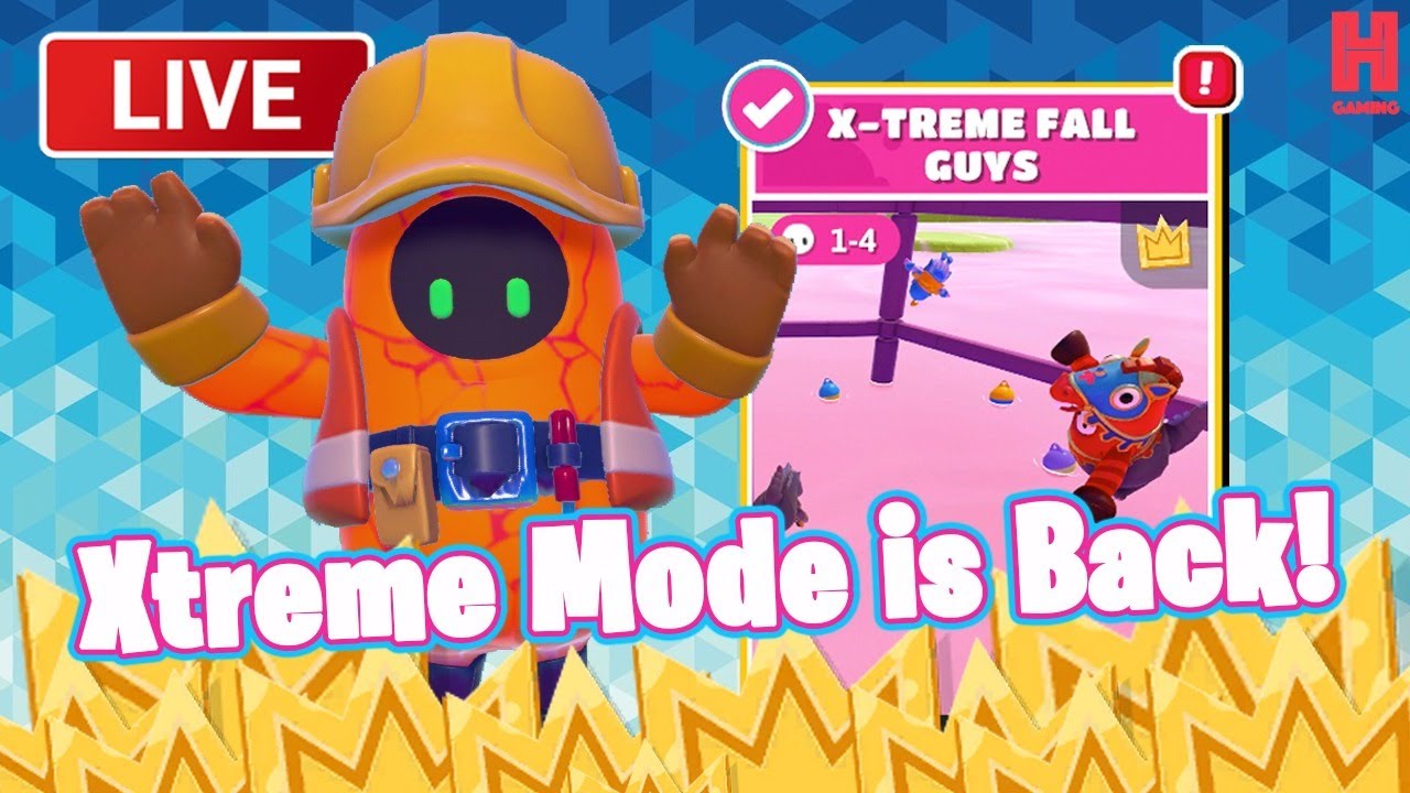 X-treme Fall Guys with Viewers | 1300+ Wins | Hadski Gaming