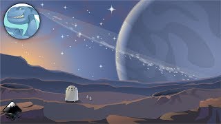 Space landscape. Speed art in Inkscape.