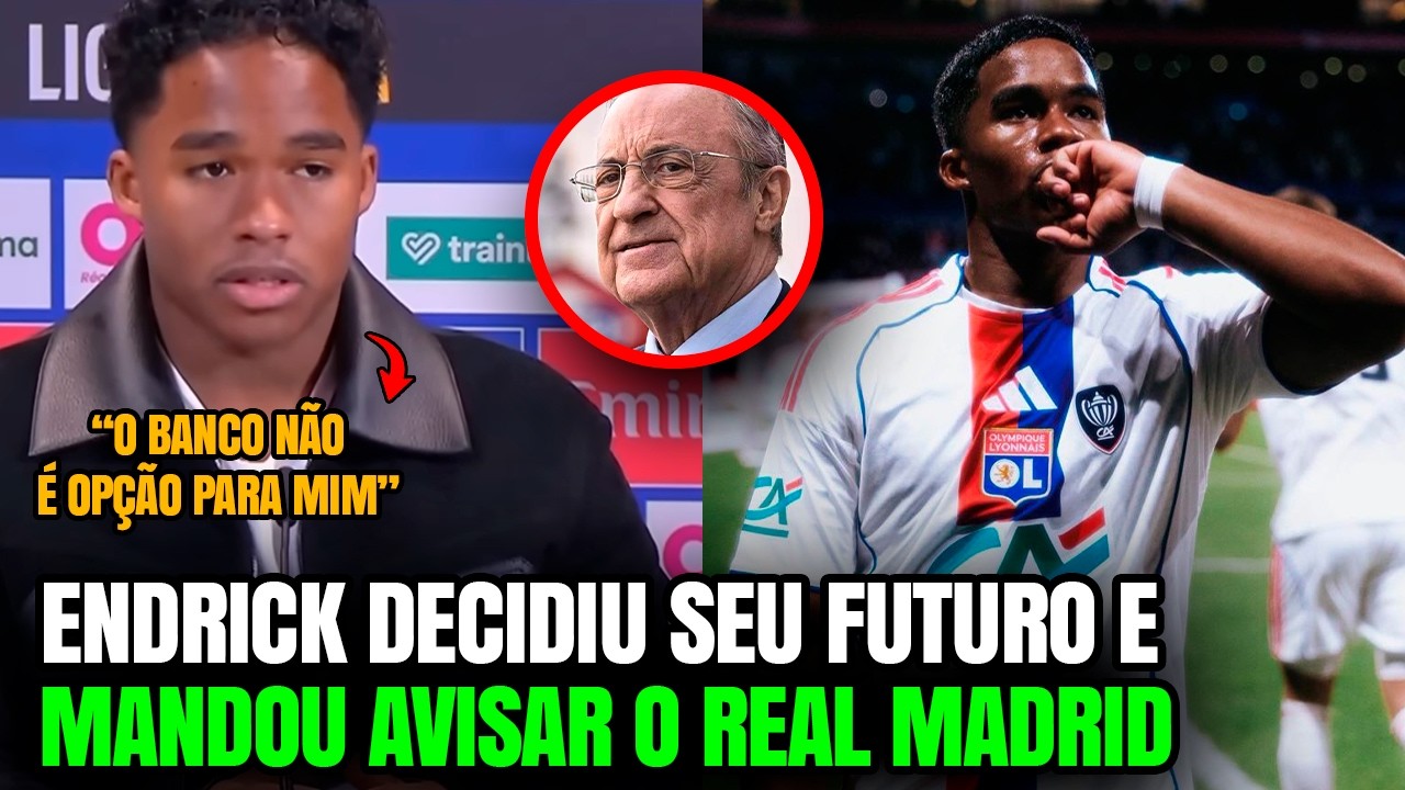 🔴NOSSA! ENDRICK ABRE O JOGO E CHOCA A TORCIDA SOBRE SUA VOLTA #lyon