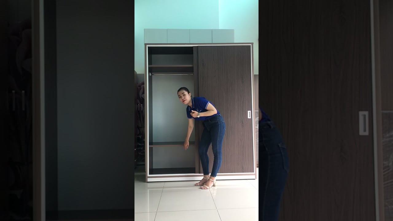 Tủ nhựa đài loan cửa lùa 0905 102845 - youtube