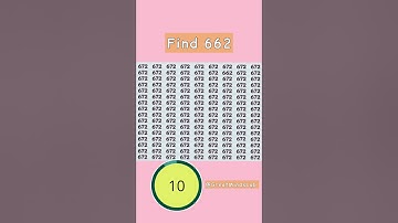 Find the Odd Number! 🤔 Tricky Optical Illusion to Test Your Eyes!#OpticalIllusion #FindTheNumber