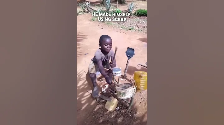 Boy in Africa made his own drum set 👏 - DayDayNews