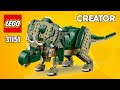 Lego creator triceratops 31151 alternate build for t rex  stepbystep building instructions