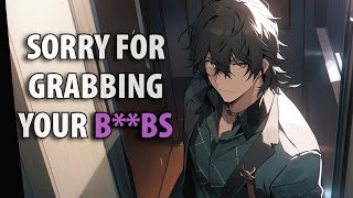 ASMR stuck in an elevator with awkward sub male (nsfw)