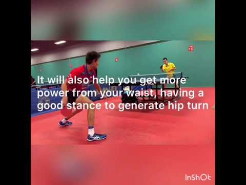 Forehand Topspin Correct Stance. One Common Problem For Most Club Level Players