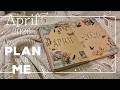 April 2026 Plan with Me // Dark Autumn Theme // A5 Kraft Paper Journal