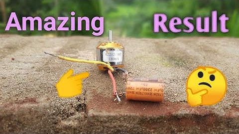 Brushless motor runing expriment without ESC ll