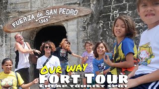 Being TOURIST in the Philippines!? FORT SAN PEDRO Cebu City 👨‍👩‍👧‍👦 RodVivKids Family Vlog