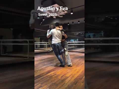 Agustin rojas y Eva youn @solotango솔땅 Demo of milonga class