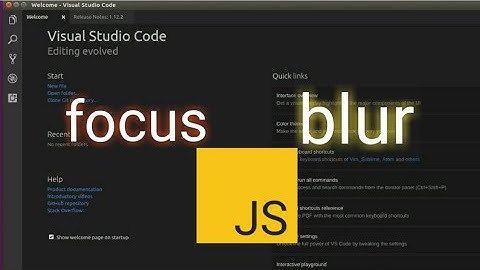 JavaScript Tutorial - focus & blur #CodingShorts #Romeo