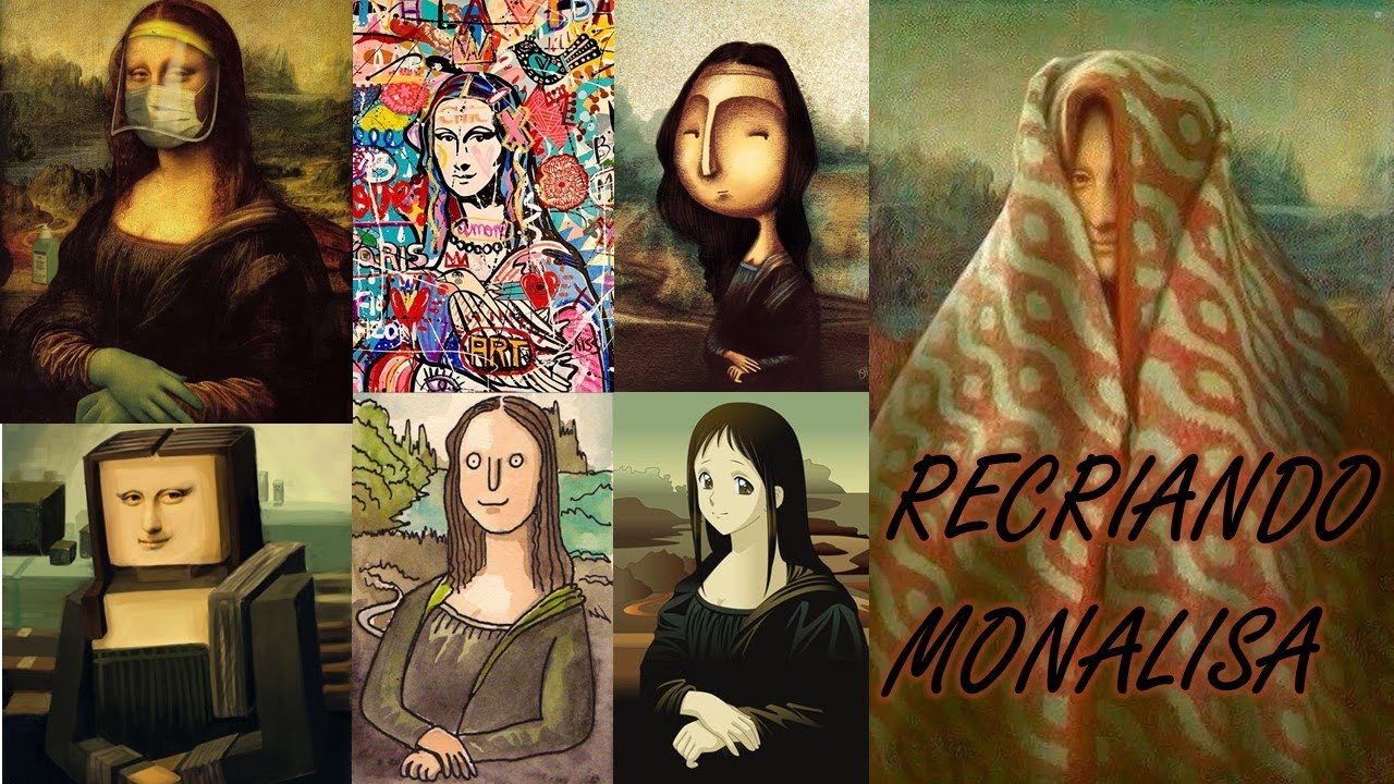 Releitura Da Monalisa Desenho - FDPLEARN