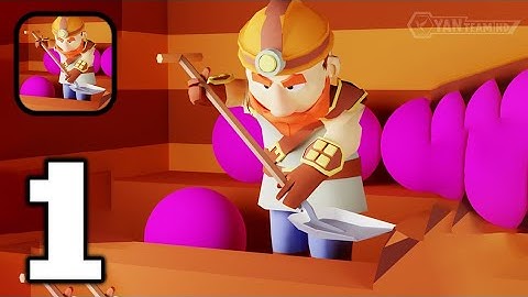 DWARFS DIG DEEP - Gameplay Walkthrough Part 1 Tutorial Become A Mining King (Android,iOS)