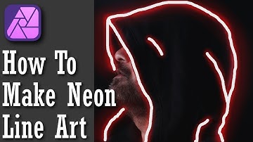 How to make Neon Line Art - Affinity Photo V2