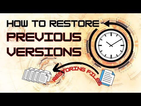 How to Restore Previous Versions File in Windows 10 Using Automated Restore Points in 2021?