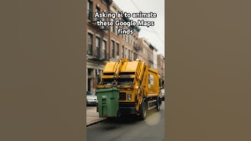 Cool Garbage trucks on Google Maps #garbage #ai #googlemaps #DreamScreenAI