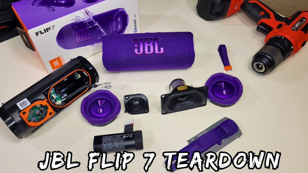JBL FLIP 7 ジャンク 電源入らない 修理用 部品取り We Took Apart the JBL Flip 7 and Damaged It! - YouTube