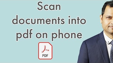 How to scan documents on Android phone using Adobe scan and iPhone
