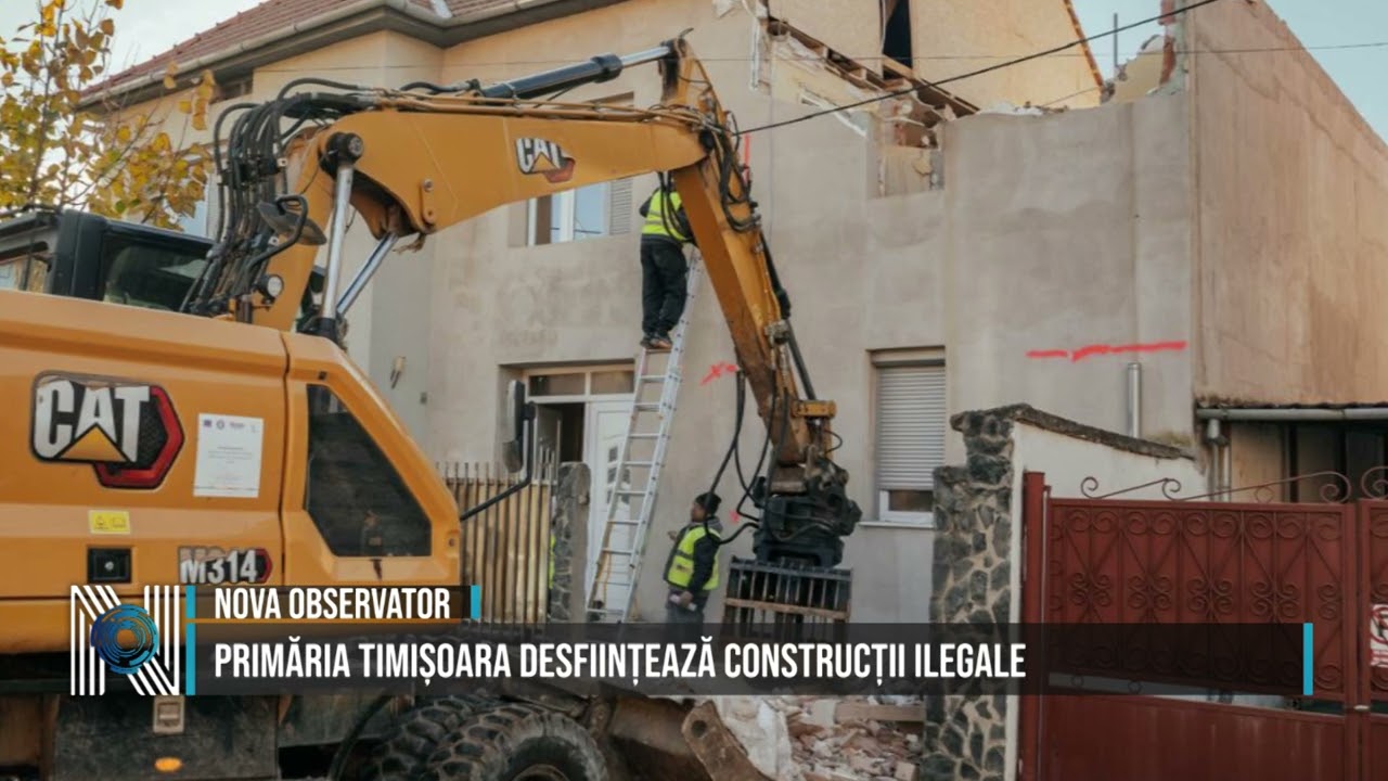 Primăria Timișoara desființează construcții ilegale