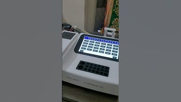 Semi auto biochemistry analyzer