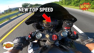 Intense Highway Run Gsxr1000 New Top Speed Record 170 Mph