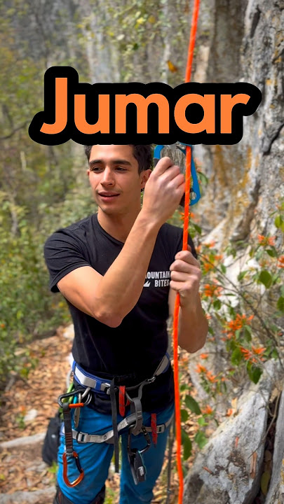 Como usar un JUMAR para ascender🔥 #climbing #escalar