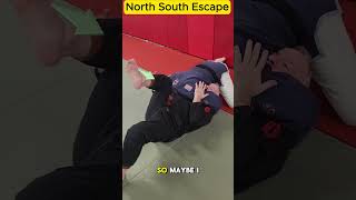 Pendulum Escape from North-South Position #bjj #grappling