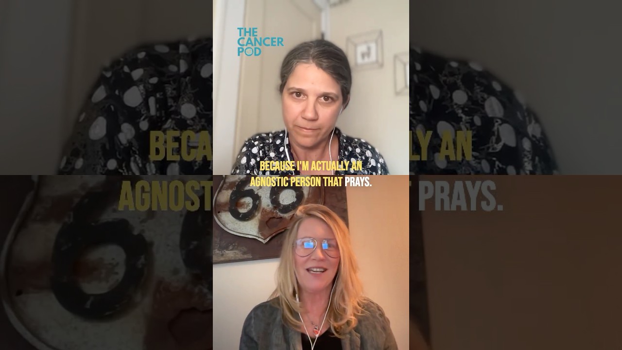 She's an agnostic person who prays #shorts #podcastinterview #winningcancer