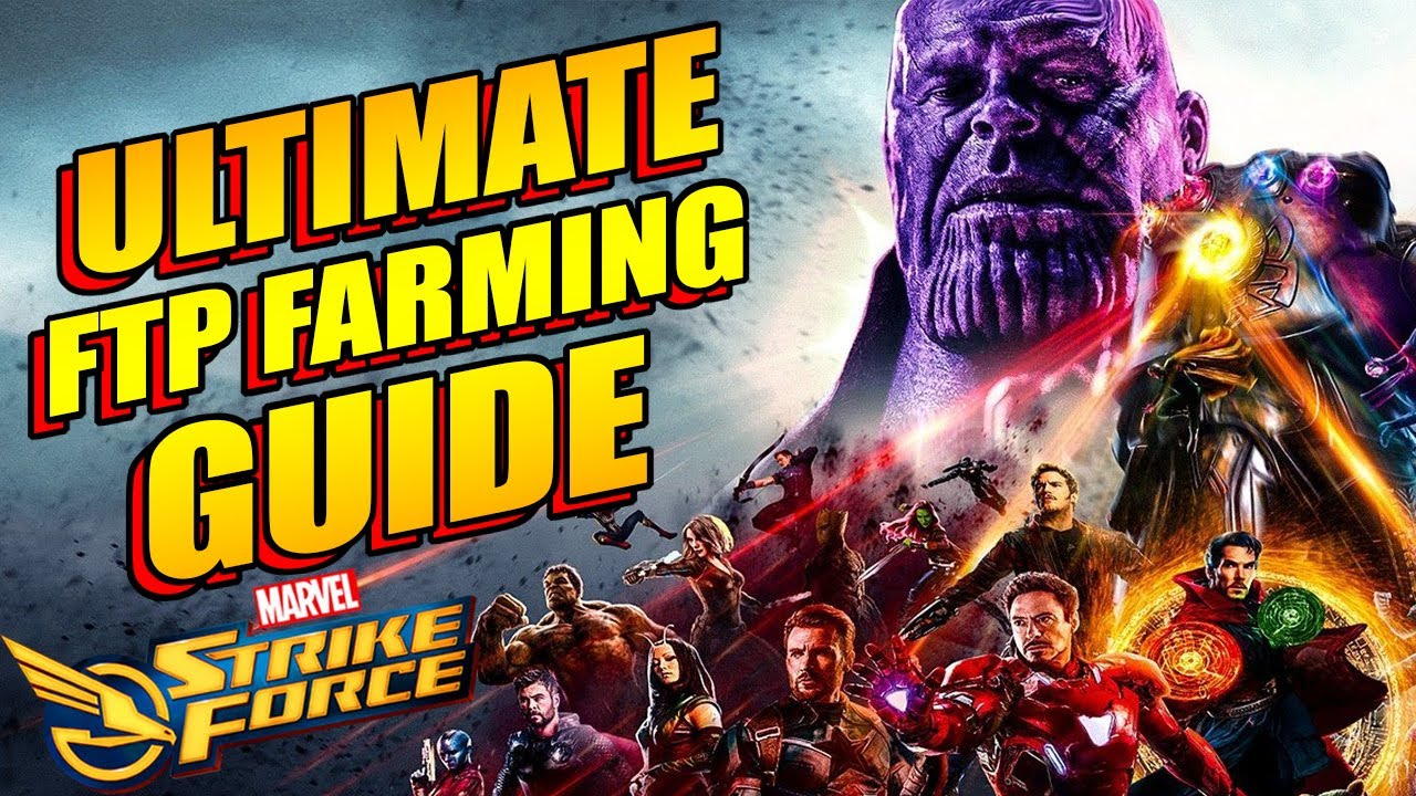 Marvel Strike Force, How to Farm Easily the Best Farming Guide