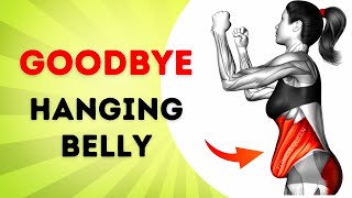 Do This Workout to Melt HANGING BELLY FAT | 30-Min STANDING Exercise to Lose That STUBBORN BELLY FAT