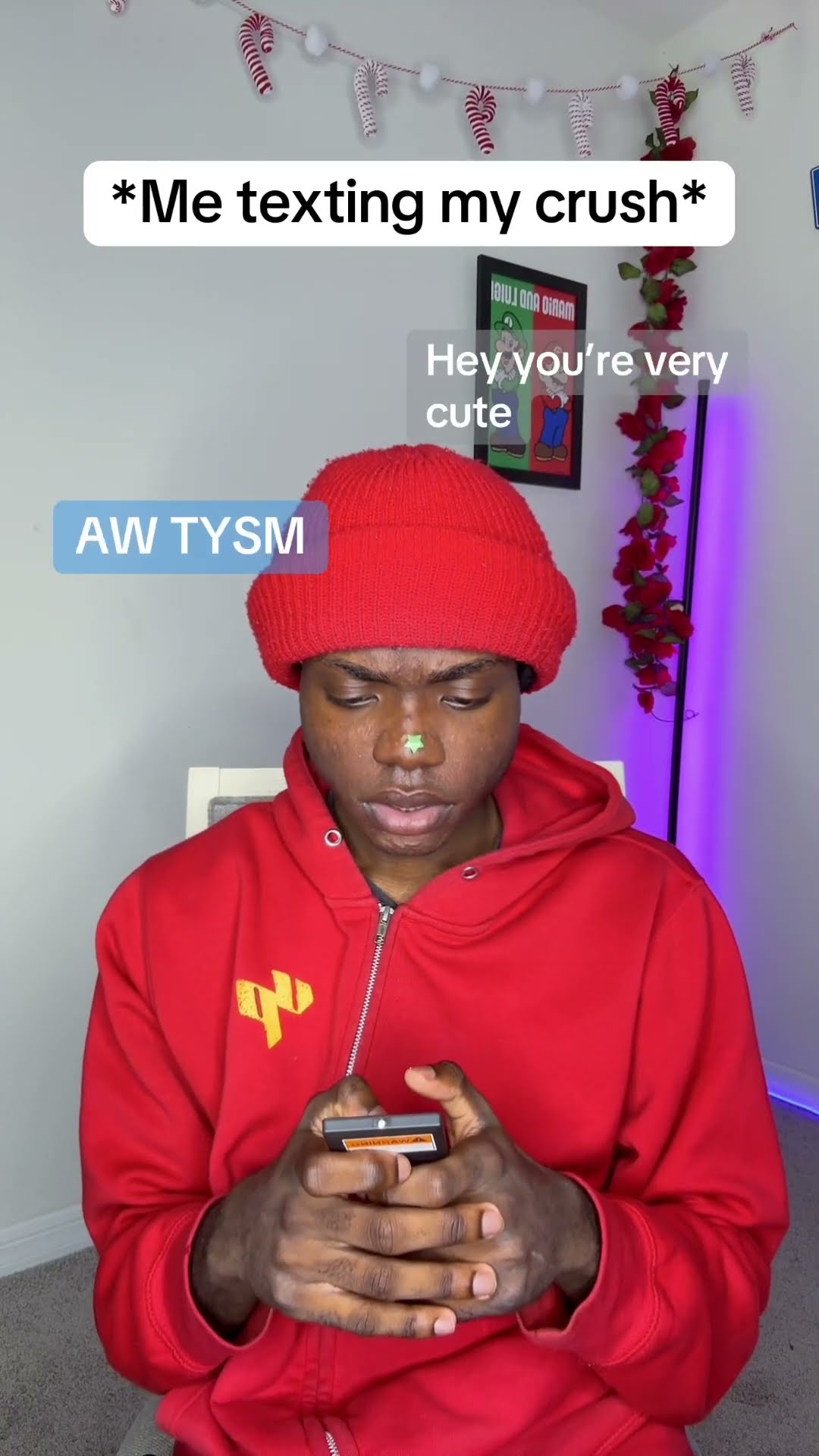 When you text your crush ?