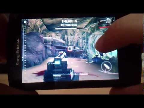 modern combat 4 zero hour (BETA) en xperia mini pro sk17