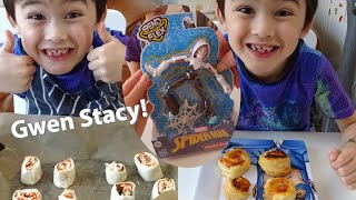 MARVEL Bend and Flex Gwen Stacy | I Can Cook Tomato Spirals in 7 Steps #bendandflex #gwenstacytoy