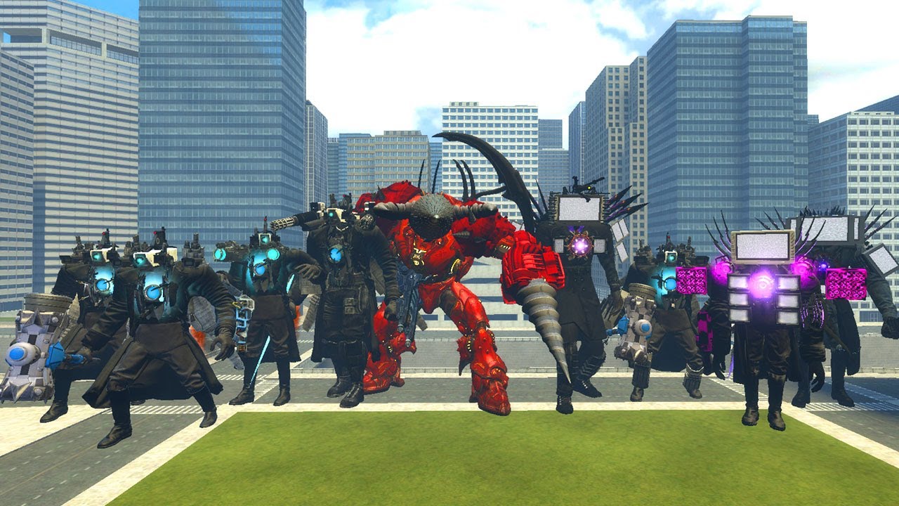 UPGRADED TITAN CAMERAMAN ,UPGRADED TITAN DRILL MAN VS JUGGERN AUT ASTRO REAL .SKIBIDI In Garry's Mod