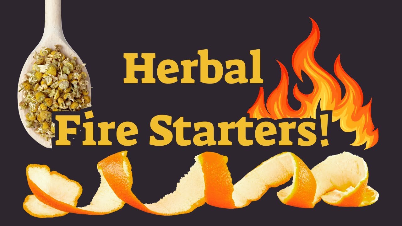 I Made Herbal Fire Starters! [Captioned] YouTube