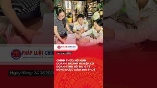 Official: Businesses and sole proprietorships with revenue up to 10 billion VND to receive 30% ta...