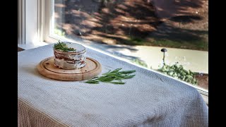 Mother's Day carrot cake with greek yogurt frosting