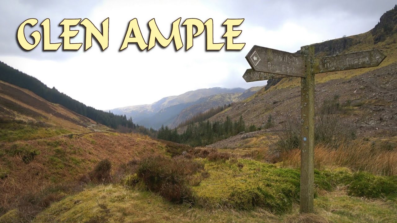 Прогулка по долине реки Ампл, от озера Лох-Эрн до озера Лох-Лубнейг