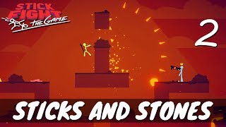 [2] Sticks and Stones (Let's Play Stick Fight: The Game w/ GaLm and friends) screenshot 4