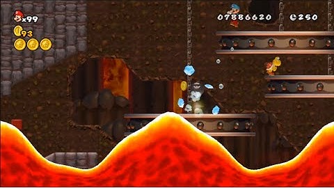 Escape From the Lava Cavern: New Super Mario Bros Wii Custom Level (Thank you for almost 150 subs)