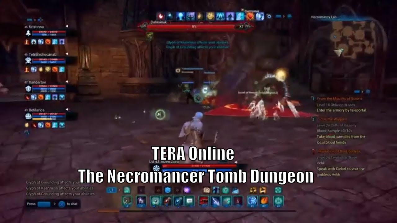 TERA #19 - The Necromancer Tomb Dungeon