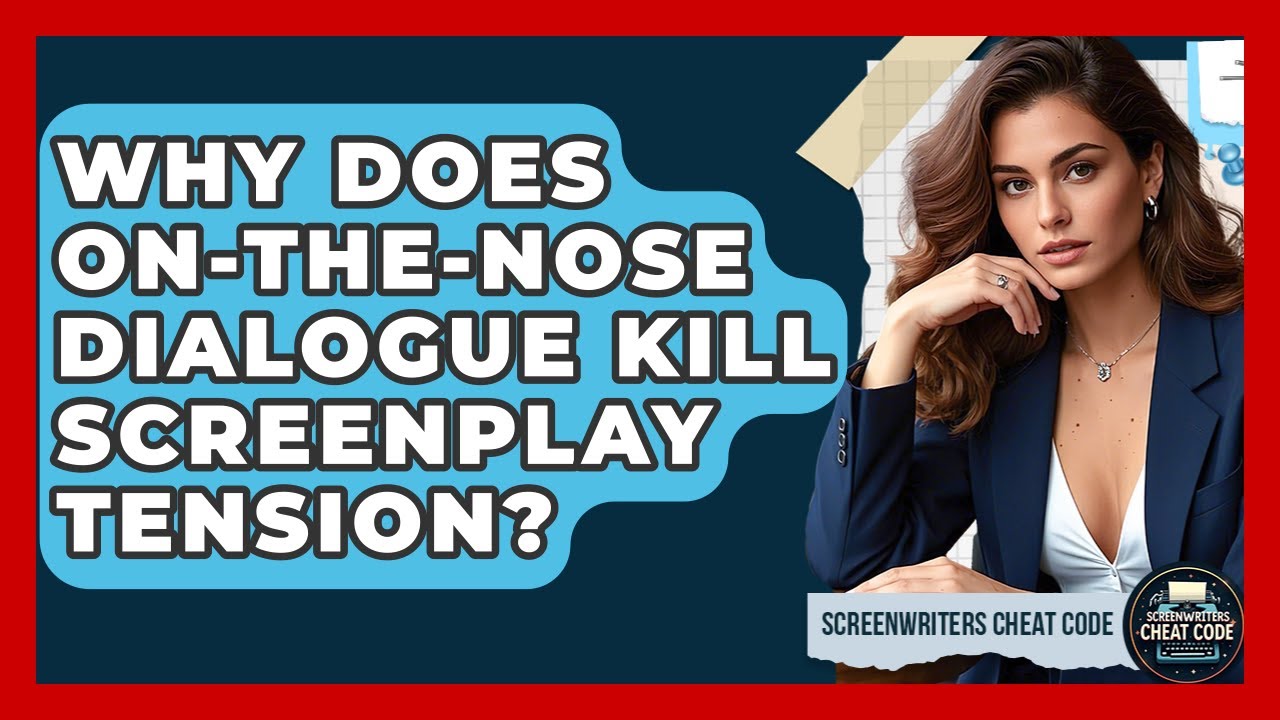 Why Does On-the-nose Dialogue Kill Screenplay Tension? - Screenwriter's Cheat Code
