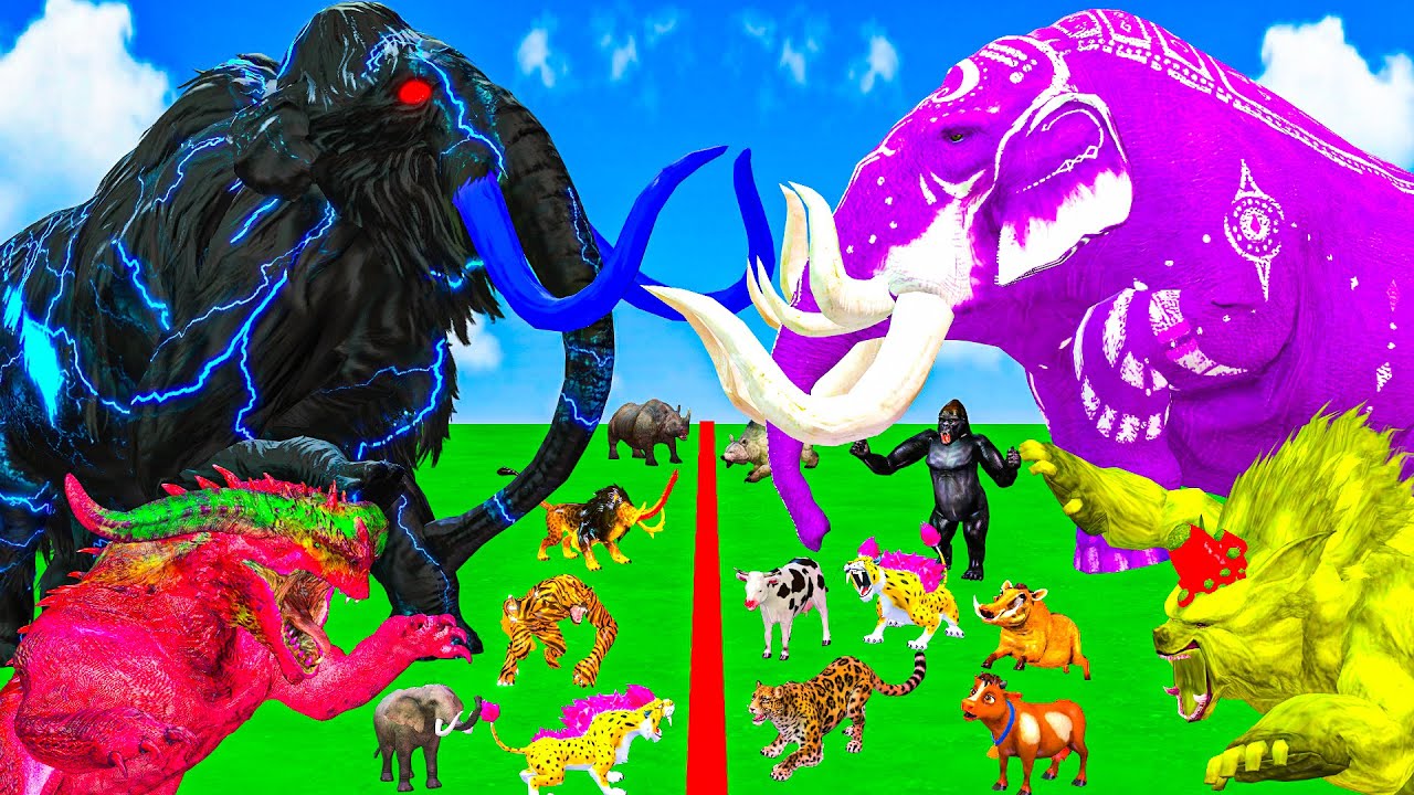 Incredible Animals Race vs Dinosaurs vs Prehistoric Mammals Speed Race Run: Who Will Win?ARBS #2026