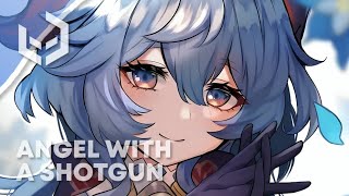 NIGHTCORE - ANGEL WITH A SHOTGUN (Lyrics)