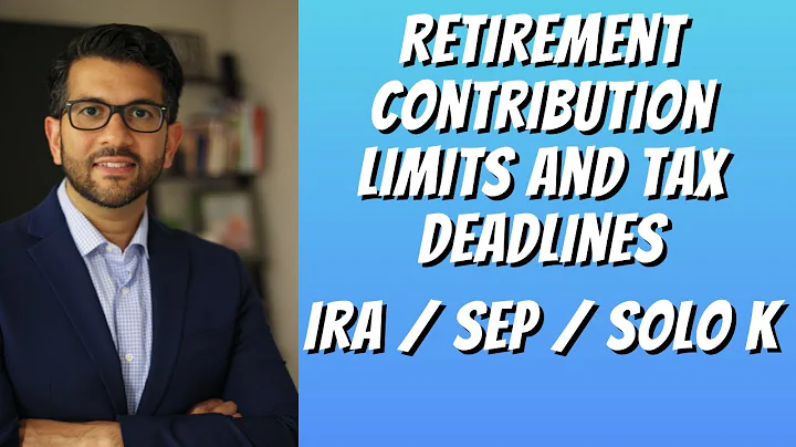 Retirement Tax Deadlines & Contribution Limits | S...