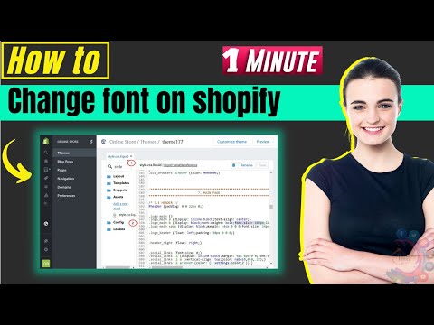 How to change font on shopify 2026