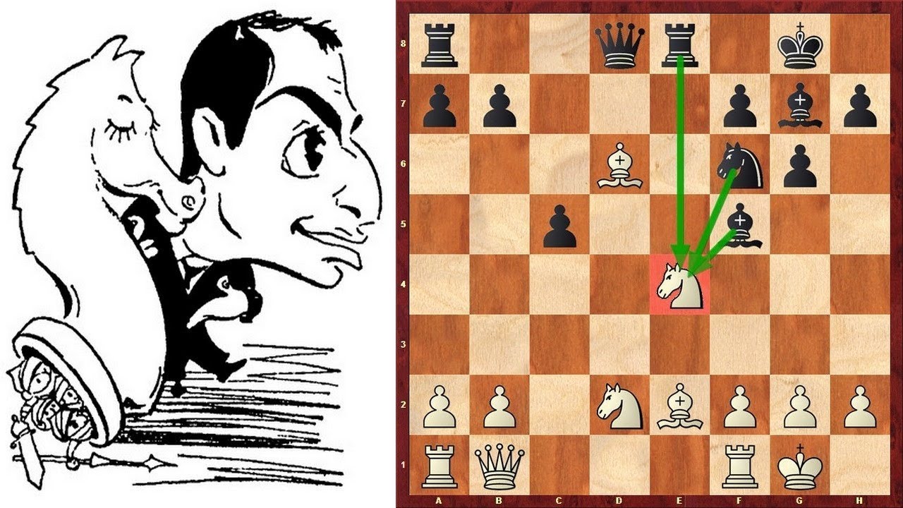 Шахматы. Михаил Таль ЖЕРТВУЕТ ФИГУРУ в любимой защите Бенони! - YouTube